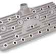Load image into Gallery viewer, Edelbrock Cylinder Heads 1939-48 Model Ford Flatheads w/ Block Letter Logo (Pair) - Back View
