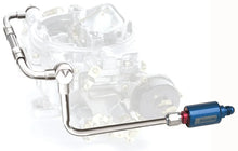 Load image into Gallery viewer, Edelbrock Dual Feed Line/Thunder Series Carb w/ Fuel Filter - Side View