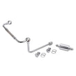 Load image into Gallery viewer, Edelbrock Dual Feed Line/Thunder Series Carb w/ Polished Fuel Filter - Side View