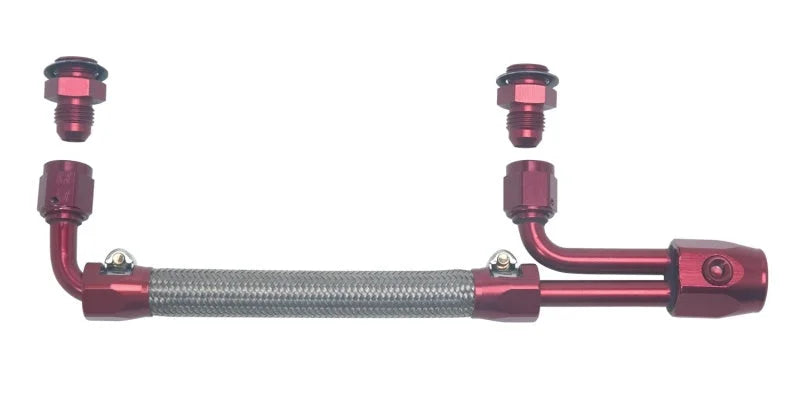 Edelbrock Dual Quad Fuel Line Kit - Side View
