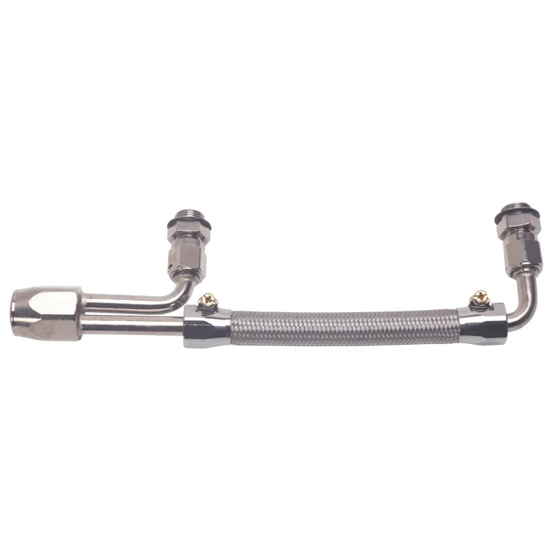 Edelbrock Dual Quad Fuel Line Kit Endura - Side View