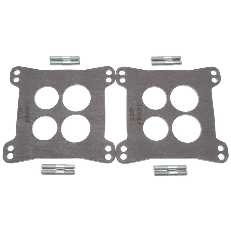 Edelbrock Dual Quad Insulator Kit (2) - Side View