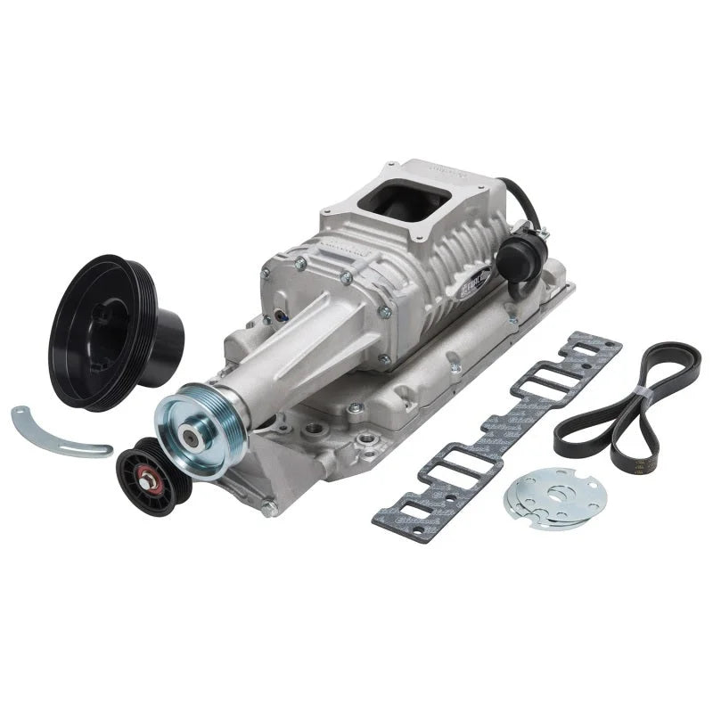 Edelbrock E-Force 122 Supercharger 57-86 Small-Block Chevrolet w/ Conventional Cylinder Heads - Back View