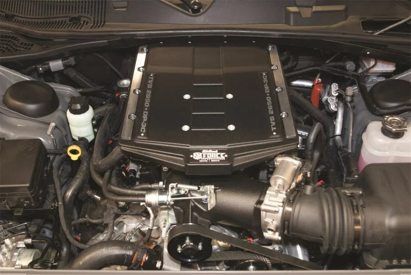 Edelbrock E-Force 2650 TVS Supercharger fits 2015-2018 Chrysler 300 C / Dodge Challenger / Dodge Charger 5.7L - Back View