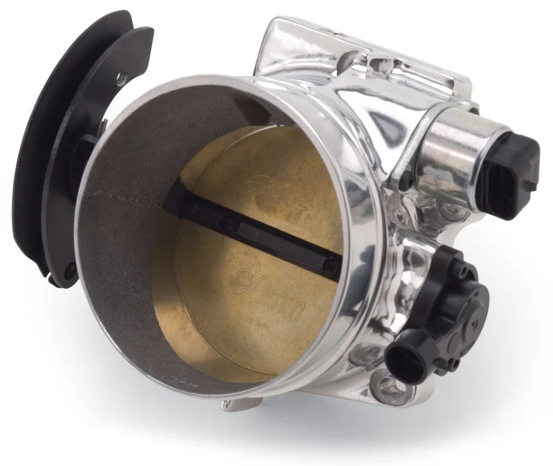Edelbrock EFI Throttle Body Pro-Flo XT 90mm Polished - Side View