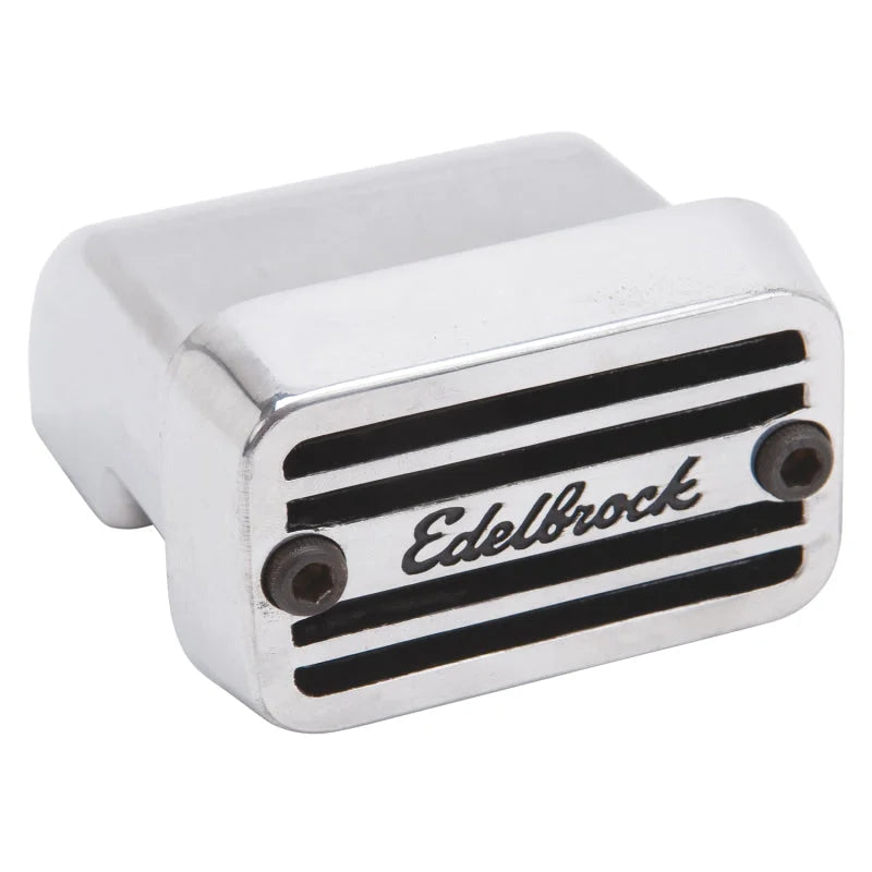Edelbrock Elite Breather-Side Mt - Side View