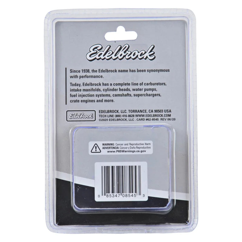 Edelbrock Exhaust Header Bolts 3/8in-16 X 3/4in, Black Oxide (Set Of 12) - Detail View