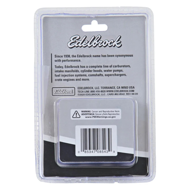 Edelbrock Exhaust Header Bolts M8-1.25 X 25mm, Black Oxide (Set Of 12) - Detail View
