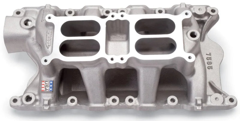 Edelbrock Ford 351 W Dual Quad Air Gap Manifold - Main Product View