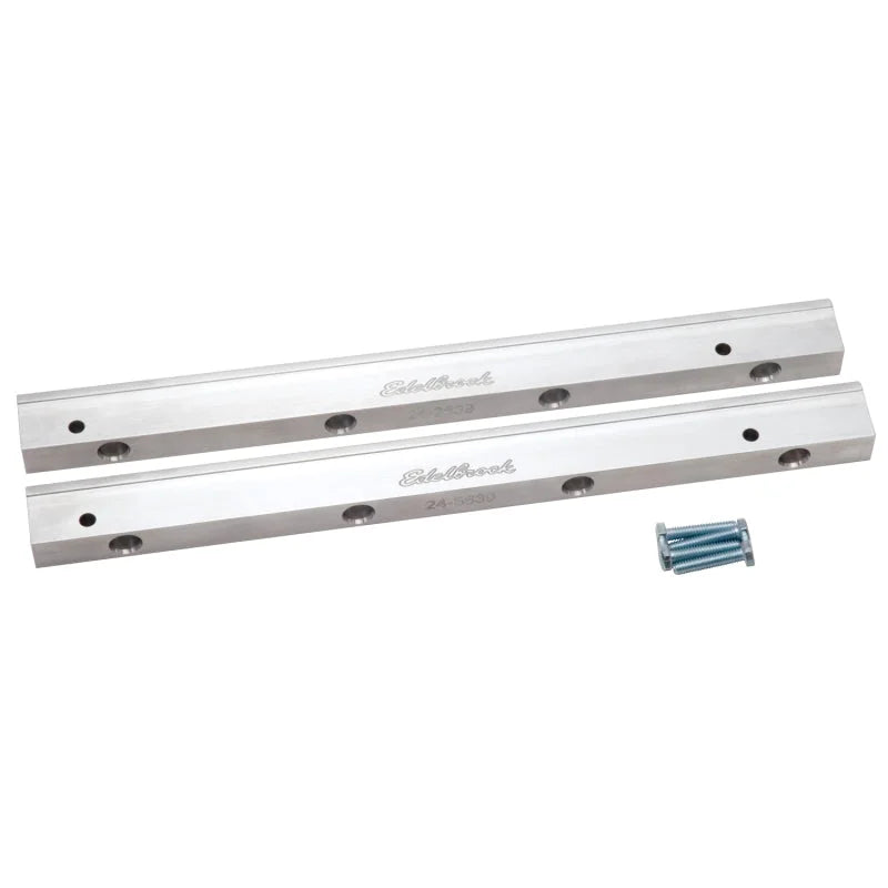 Edelbrock Ford 4 6L Sohc Fuel Rail for Victor Jr EFI Manifold (28385) - Side View