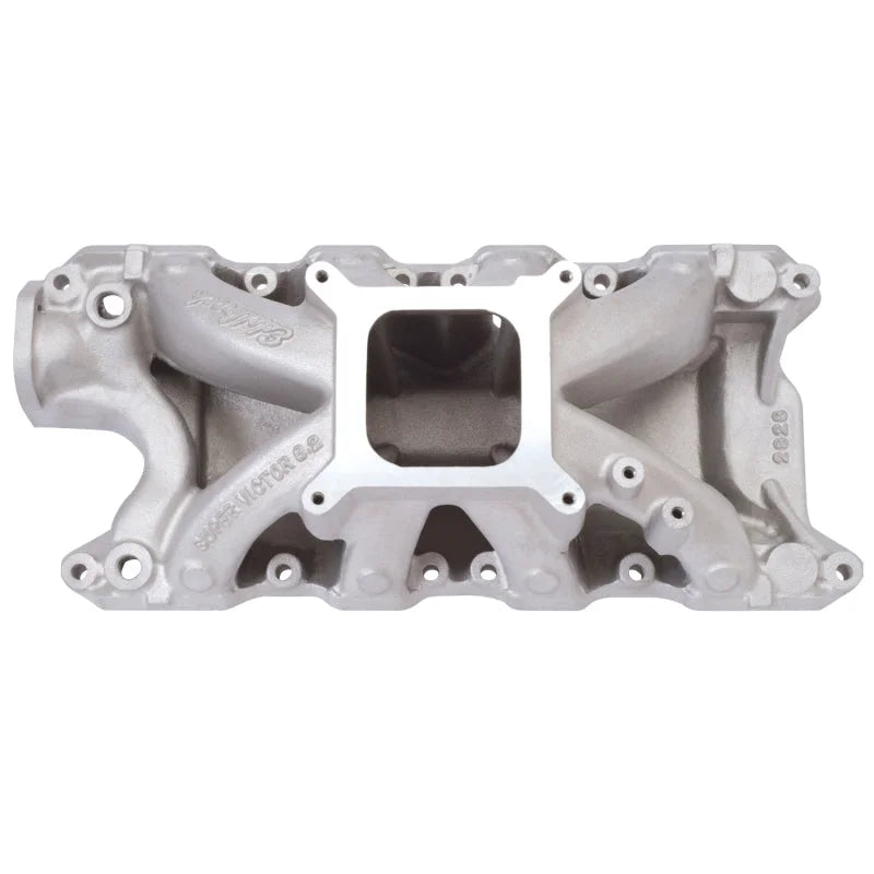 Edelbrock Ford 8 2In Super Victor Manifold - Side View