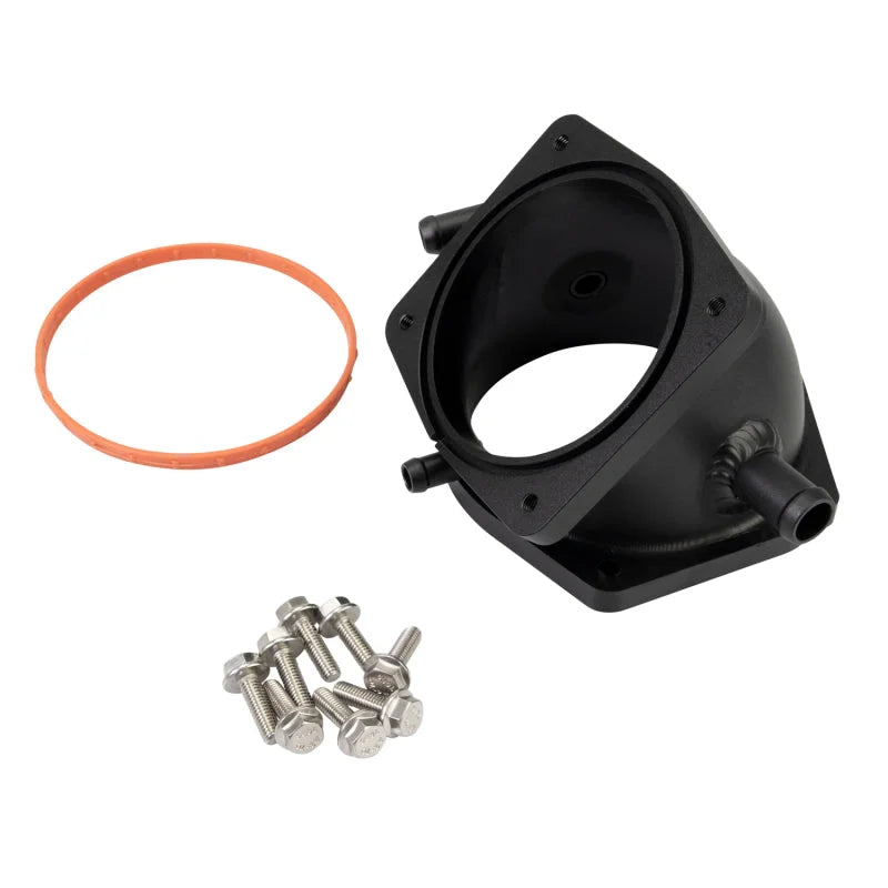 Edelbrock Ford Godzilla 7.3L Stock Throttle Body Adapter For XTS Series Intake Manifold - Back View