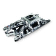 Load image into Gallery viewer, Edelbrock Ford SB 302 Performer RPM Intake Manifold - Chrome Plasma Finish - Detail View