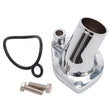 Load image into Gallery viewer, Edelbrock Ford SB V8 Edelbrock 15 Deg. Polished Aluminum Waterneck - Main Product View