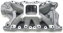 Load image into Gallery viewer, Edelbrock Ford Windsor Super Victor EFI Manifold 9 5In Deck - Back View