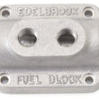 Load image into Gallery viewer, Edelbrock Fuel Block Dual Carburetor As Cast - Side View