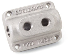 Load image into Gallery viewer, Edelbrock Fuel Block Dual Carburetor As Cast - Additional View 5