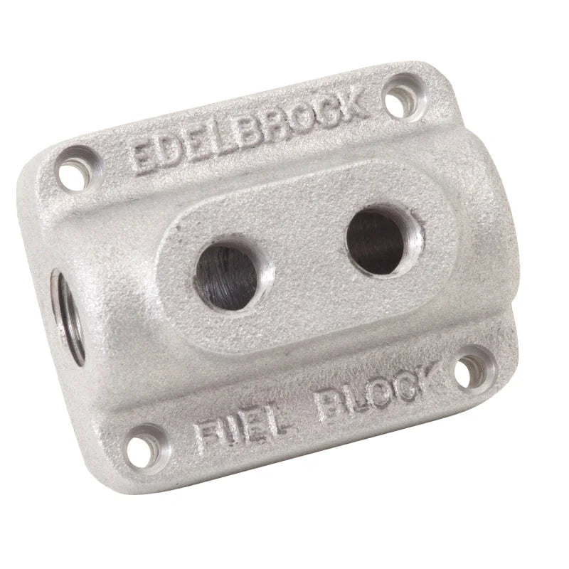 Edelbrock Fuel Block Dual Carburetor As Cast - Additional View 6