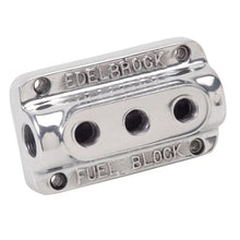 Load image into Gallery viewer, Edelbrock Fuel Block Triple Polished - Additional View 5