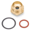 Load image into Gallery viewer, Edelbrock Fuel Bowl Inverted Flare Fitting Straight Male 7/8In-20 w/ Inverted 5/8In-18 Female Flare - Main Product View