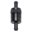 Load image into Gallery viewer, Edelbrock Fuel Filter Aluminum 3In X 01/ 1/8In 3/8In Inlet/Outlet Black - Main Product View