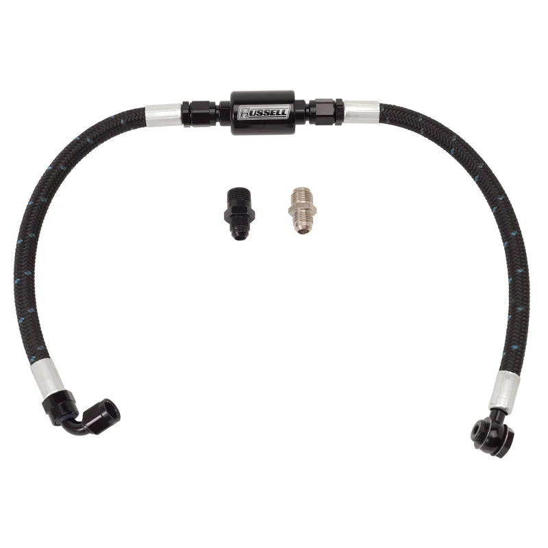 Edelbrock Fuel Hose Assembly Proclassic Finish w/ Competition Filter SBC - Main Product View