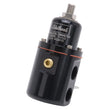 Load image into Gallery viewer, Edelbrock Fuel Pressure Regulator Carbureted 160 GPH 5-10 PSI 3/8In In/Out Returnless Black - Side View