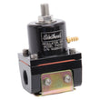 Load image into Gallery viewer, Edelbrock Fuel Pressure Regulator EFI 180 GPH 35-90 PSI -6 In/Out -6 Return Black - Side View