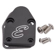 Load image into Gallery viewer, Edelbrock Fuel Pump Block-Off Plate SBC Billet Aluminum - Main Product View
