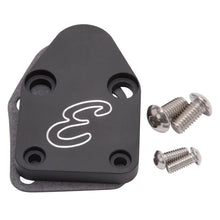 Load image into Gallery viewer, Edelbrock Fuel Pump Block-Off Plate SBC Billet Aluminum - Main Product View