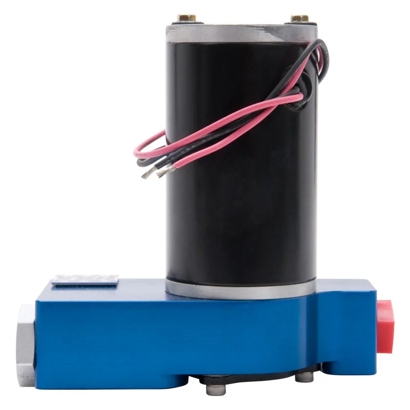 Edelbrock Fuel Pump Electric Quiet-Flo Carbureted 160GPH 1/2In In 1/2In Out 160 GPH Blue - Additional View 5