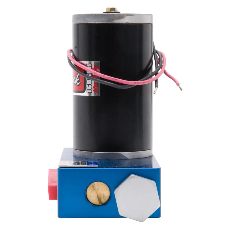 Edelbrock Fuel Pump Electric Quiet-Flo Carbureted 160GPH 1/2In In 1/2In Out 160 GPH Blue - Additional View 7