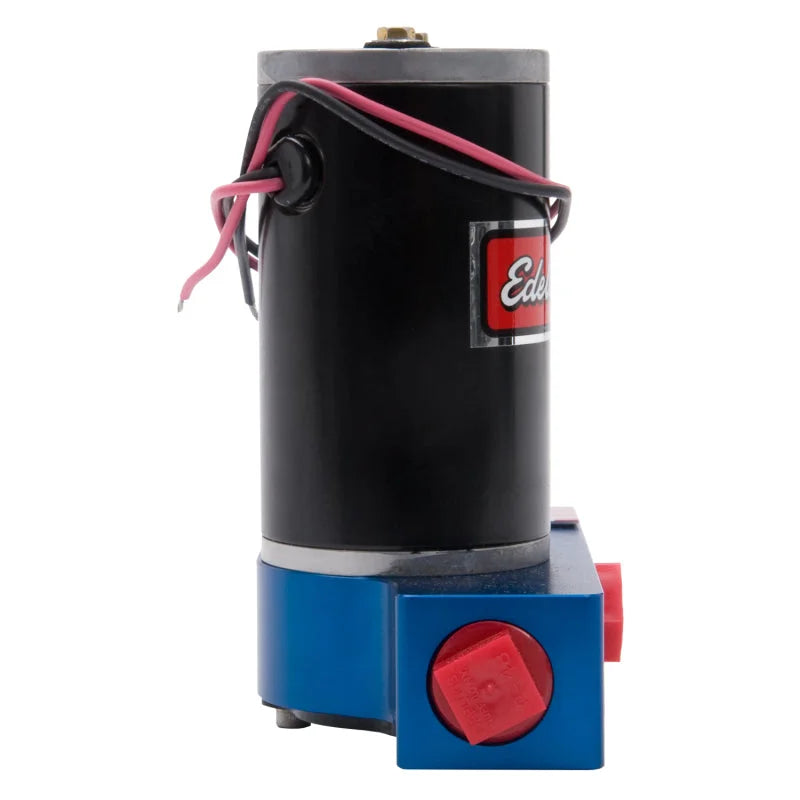 Edelbrock Fuel Pump Electric Quiet-Flo Carbureted 160GPH 1/2In In 1/2In Out 160 GPH Blue - Additional View 8