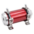 Load image into Gallery viewer, Edelbrock Fuel Pump Electric Quiet-Flo EFI 80 GPH -10 In -10 Out Red/Clear - Installation View