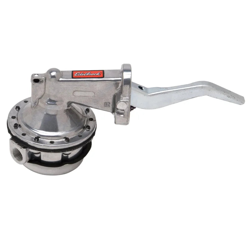 Edelbrock Fuel Pump Mechanical Perf RPM Street 110 GPH Gas Only SB Chrysler - Side View