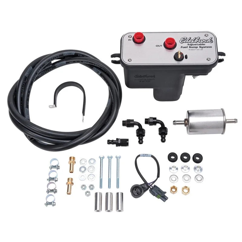 Edelbrock Fuel System Universal Fuel Sump Module Adjustable 255 LPH - Main Product View