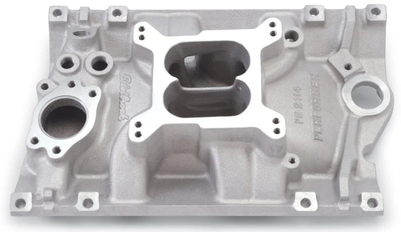 Edelbrock GM V6 Vortec Manifold - Side View