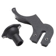 Load image into Gallery viewer, Edelbrock Generator Offset Kit Ford Flathead49-53 Satin Black - Side View