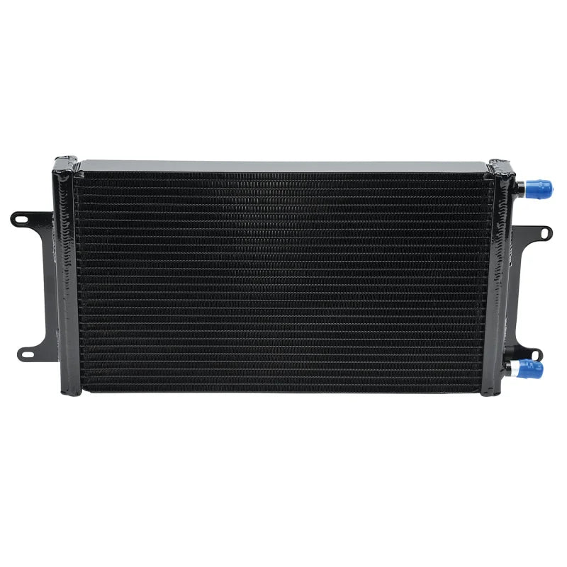 Edelbrock Heat Exchanger Dual Pass Single Row 20in x 10.75in x 2.12in - Raw - Back View