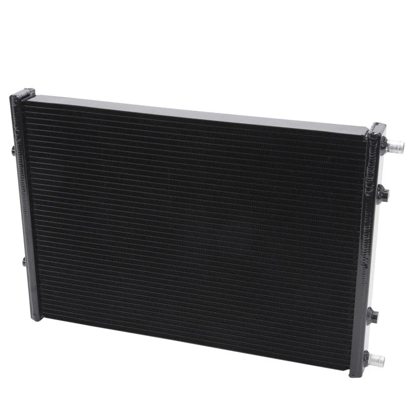 Edelbrock Heat Exchanger Dual Pass Single Row 24in x 16.5in x 2.12in - Black - Side View