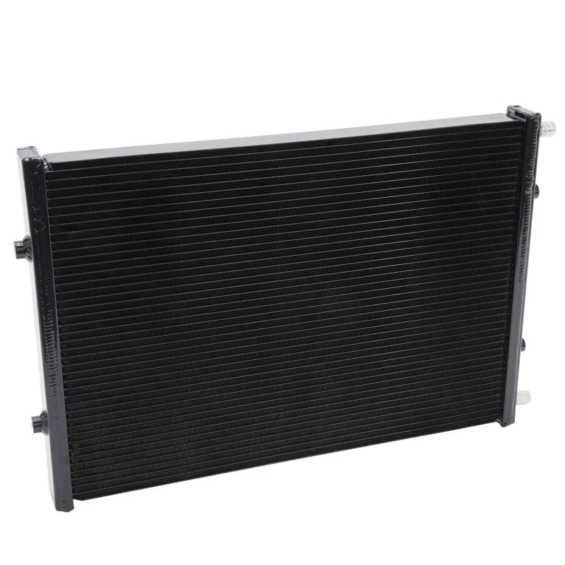 Edelbrock Heat Exchanger Dual Pass Single Row 24in x 16.5in x 2.12in - Black - Back View