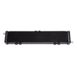Load image into Gallery viewer, Edelbrock Heat Exchanger Single Pass Dual Row 22 000 Btu/Hr 26 5In W X 5In H X 2 62In D Black - Side View