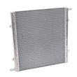 Load image into Gallery viewer, Edelbrock Heat Exchanger Single Pass Single Row 22 000 Btu/Hr 16In W X 16In H X 1 5In D Silver - Main Product View