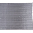 Load image into Gallery viewer, Edelbrock Heat Exchanger Single Pass Single Row 31 000 Btu/Hr 22In W X 16 5In H X 1 5In D Black - Side View