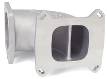 Load image into Gallery viewer, Edelbrock High Flow Intake Elbow 95mm Throttle Body to Square-Bore Flange As-Cast Finish - Installation View