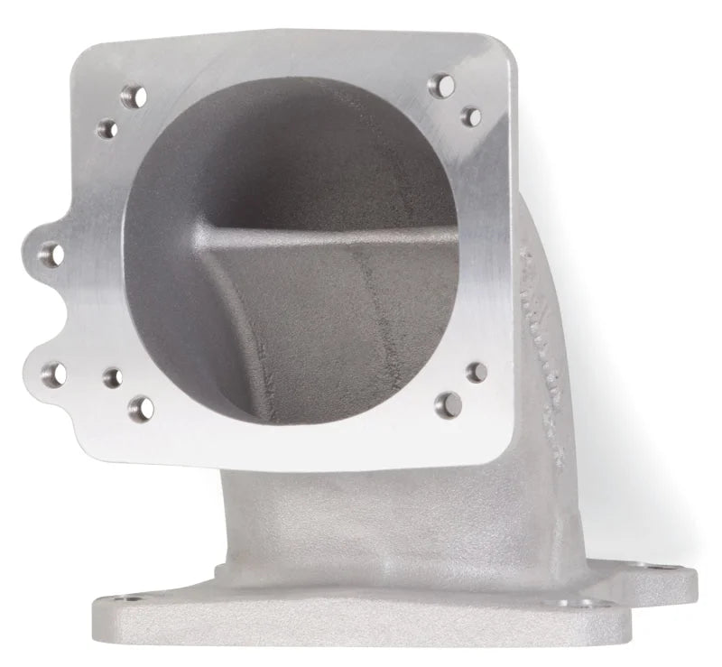 Edelbrock High Flow Intake Elbow 95mm Throttle Body to Square-Bore Flange As-Cast Finish - Additional View 7