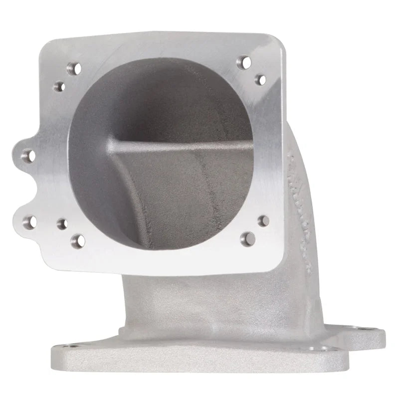 Edelbrock High Flow Intake Elbow 95mm Throttle Body to Square-Bore Flange As-Cast Finish - Additional View 8