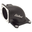 Load image into Gallery viewer, Edelbrock High Flow Intake Elbow 95mm Throttle Body to Square-Bore Flange Black Finish - Main Product View