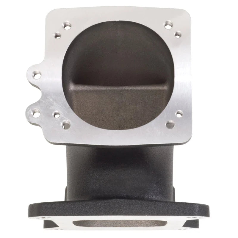 Edelbrock High Flow Intake Elbow 95mm Throttle Body to Square-Bore Flange Black Finish - Additional View 6