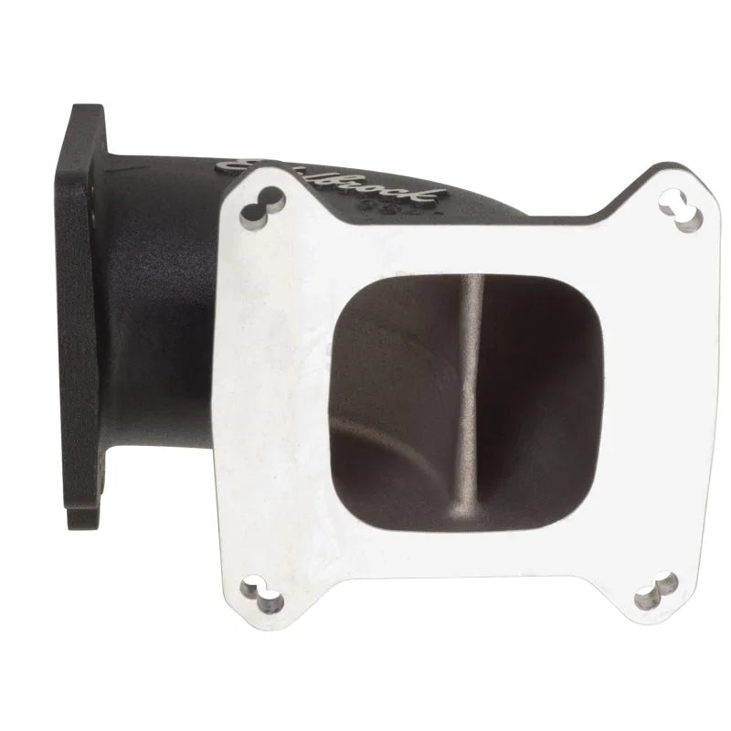 Edelbrock High Flow Intake Elbow 95mm Throttle Body to Square-Bore Flange Black Finish - Additional View 7